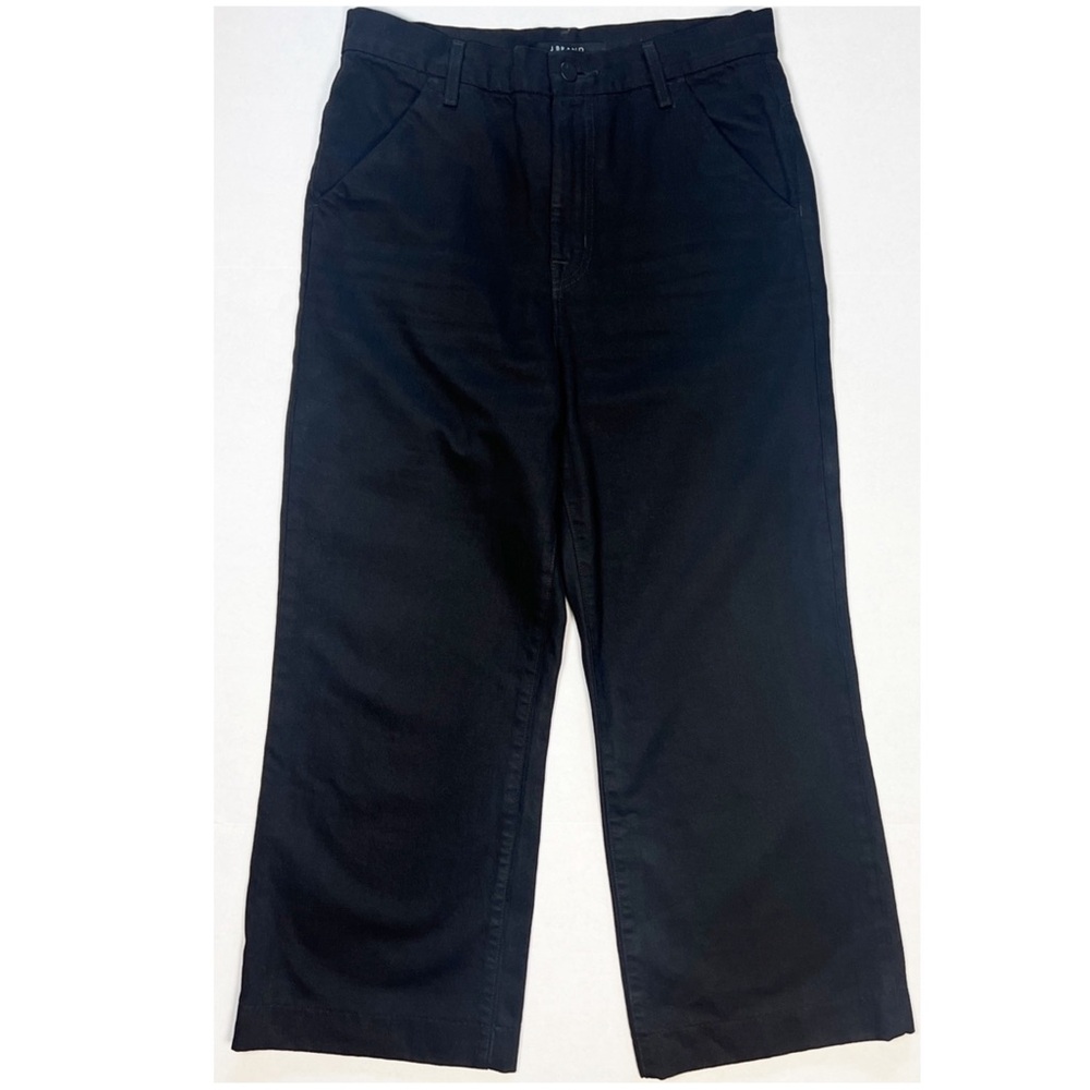 J BRAND Women’s Size 29 Black Joan Cropped Straight High Rise Trouser Jeans - Picture 3 of 11